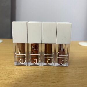 4 Count of elf Liquid Metallic Eyeshadows